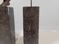 2x sculptuur, mohana van den kroonenberg , carlos i en adriaan ii, 1997 - afbeelding 5 van  9