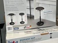 2x seat trainer, extra hoge bureaustoel, fitnesskruk living art - afbeelding 1 van  3