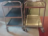 2x serveerwagen - afbeelding 1 van  3