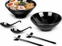 2x set v 2 ramenkom 1,6l met accessoires zwart - afbeelding 1 van  4