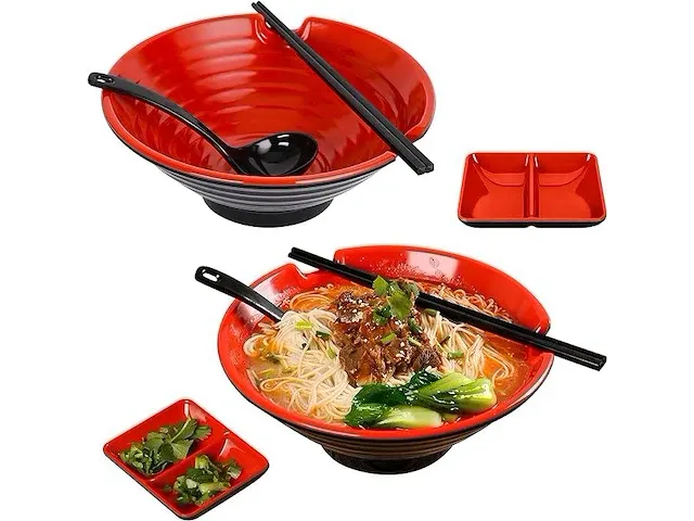 2x set v 2 ramenkom 1,6l met accessoires zwart - afbeelding 2 van  4