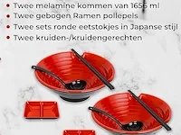 2x set v 2 ramenkom 1,6l met accessoires zwart - afbeelding 3 van  4