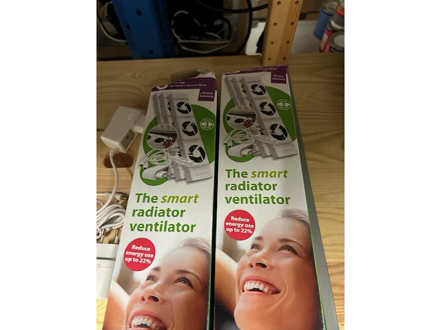 2x set van 3 radiator ventilatoren met 1x lader speedcomfort - afbeelding 2 van  3