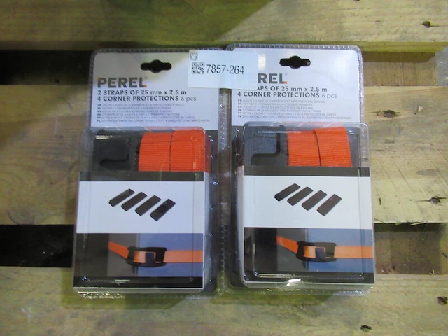 2x sets spanbanden, perel - afbeelding 3 van  3