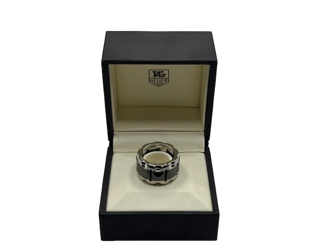 2x sieraad, tag heuer , ring, zwart, 2020+ - afbeelding 1 van  6
