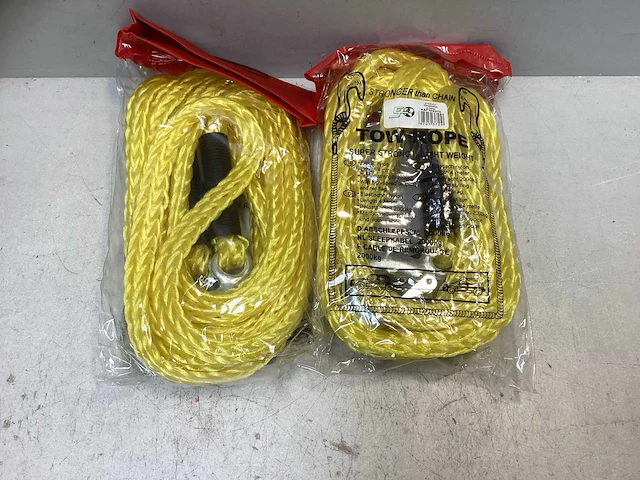 (2x) sleepkabel- touw - 2000kg - afbeelding 1 van  3