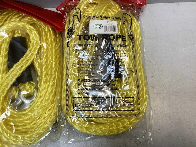 (2x) sleepkabel- touw - 2000kg - afbeelding 2 van  3