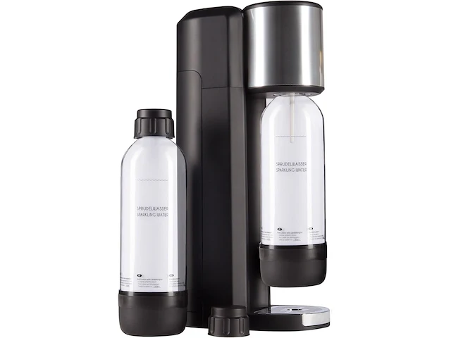 2x sodamaker starterset levivo, zwart - afbeelding 1 van  2