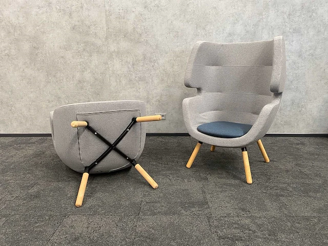 2x softline moai - design fauteuil - akoestisch - afbeelding 2 van  18