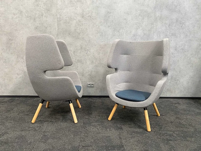 2x softline moai - design fauteuil - akoestisch - afbeelding 3 van  18