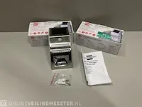 2x solar wandlamp brennenstuhl, sol wl 02007, rvs - afbeelding 1 van  2