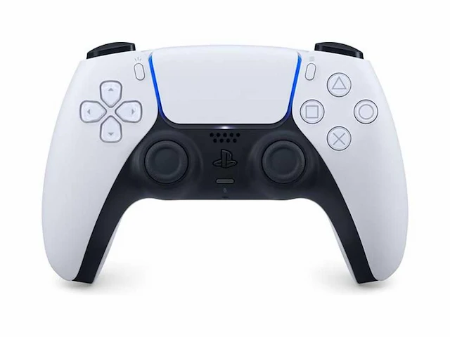 2x sony ps5 dualsense draadloze controller - wit - afbeelding 1 van  2