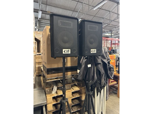 2x speaker op statief gatt audio - afbeelding 3 van  6