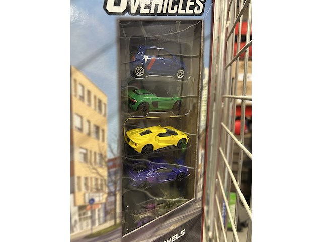 2x speelgoed garage met lift en auto's majorette, motor lift center - afbeelding 3 van  4