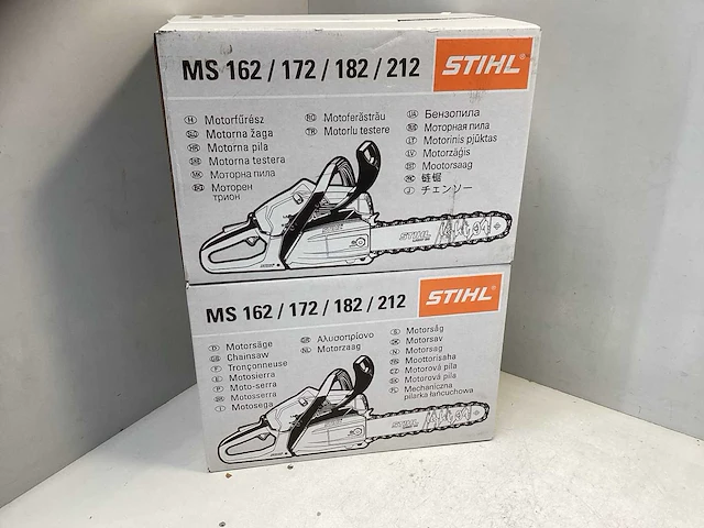 (2x) stihl - kettingzaag 35cm blad - afbeelding 1 van  2