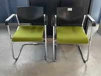 2x stoel groen - afbeelding 1 van  4