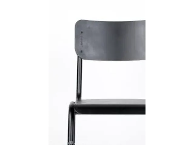 2x stoel zuiver, back to school outdoor, zwart - afbeelding 2 van  3