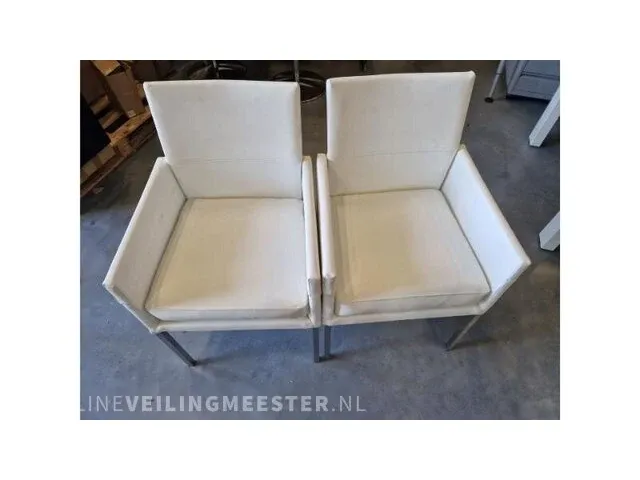 2x stoelen wit - afbeelding 1 van  3