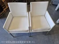 2x stoelen wit - afbeelding 1 van  3