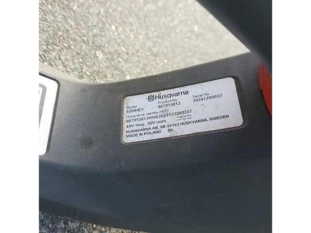2x stokheggenschaar, husqvarna, 520ihe3 - afbeelding 16 van  18