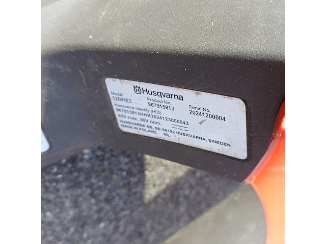 2x stokheggenschaar, husqvarna, 520ihe3 - afbeelding 2 van  13