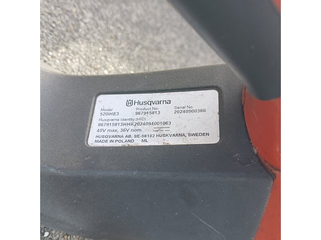 2x stokheggenschaar, husqvarna, 520ihe3 - afbeelding 10 van  13