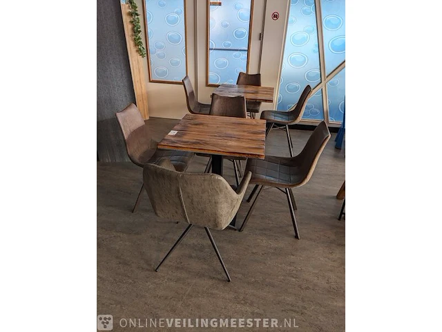 2x tafel met 4 stoelen - afbeelding 2 van  9