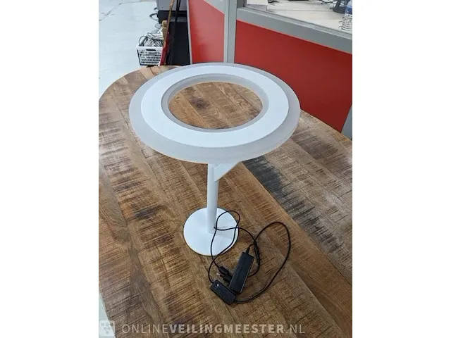 2x tafellamp led, wit - afbeelding 4 van  6
