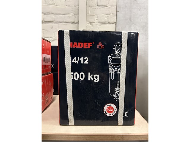 2x takel 14/12 500kg met certificaat hadef professional - afbeelding 1 van  2