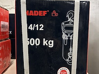 2x takel 14/12 500kg met certificaat hadef professional - afbeelding 1 van  2
