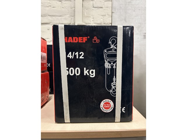 2x takel 14/12 500kg met certificaat hadef professional - afbeelding 1 van  2