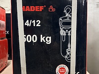2x takel 14/12 500kg met certificaat hadef professional - afbeelding 1 van  2