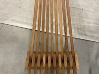 2x teakhouten design klapstoel - afbeelding 5 van  5