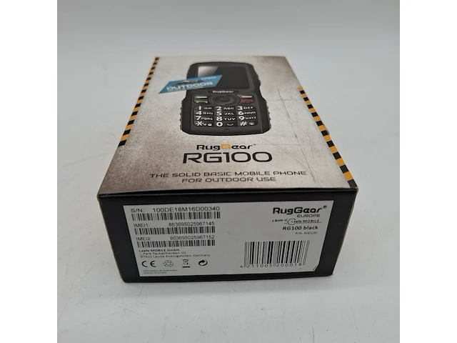 2x telefoon, ruggear, rg100 black - afbeelding 4 van  4