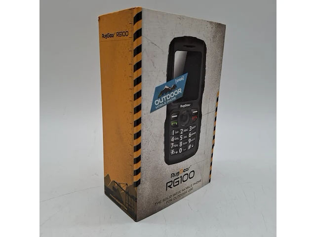 2x telefoon, ruggear, rg100 black - afbeelding 1 van  4