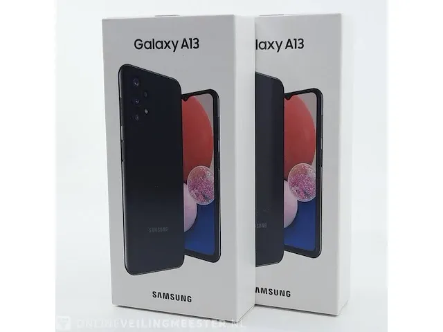 2x telefoon samsung, galaxy a13 sm-a137f 128gb black - afbeelding 2 van  8