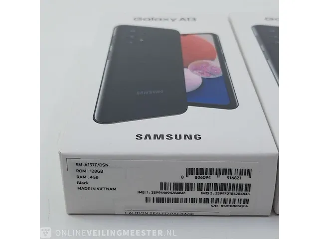 2x telefoon samsung, galaxy a13 sm-a137f 128gb black - afbeelding 8 van  8