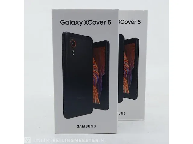2x telefoon samsung, galaxy xcover 5 sm-g525f 64gb black - afbeelding 1 van  11