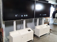 2x touch screen monitor op verrijdbare standaard ctouch, ct65led80b20piruhd - afbeelding 12 van  25