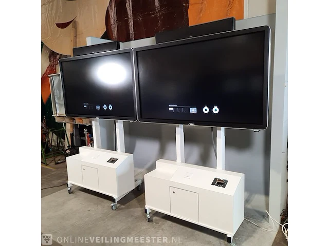 2x touch screen monitor op verrijdbare standaard ctouch, ct65led80b20piruhd - afbeelding 19 van  25