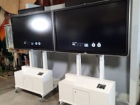 2x touch screen monitor op verrijdbare standaard ctouch, ct65led80b20piruhd - afbeelding 19 van  25