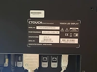 2x touch screen monitor op verrijdbare standaard ctouch, ct65led80b20piruhd - afbeelding 4 van  13