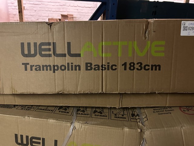 2x trampoline 183 cm wellactive - afbeelding 2 van  8