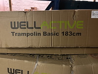 2x trampoline 183 cm wellactive - afbeelding 2 van  8