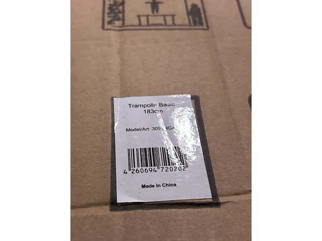 2x trampoline 183 cm wellactive - afbeelding 8 van  8
