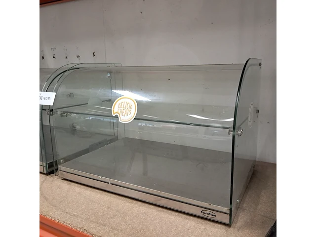 2x transparante display vitrine, combisteel , model 7487.0240 - afbeelding 2 van  5