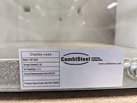 2x transparante display vitrine, combisteel , model 7487.0240 - afbeelding 5 van  5