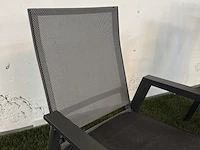 2x tuinstoel, antraciet - afbeelding 7 van  9