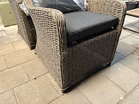2x tuinstoel, denza, bruin - afbeelding 3 van  4