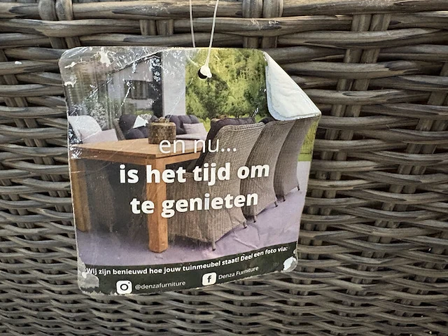 2x tuinstoel, denza, bruin - afbeelding 4 van  4